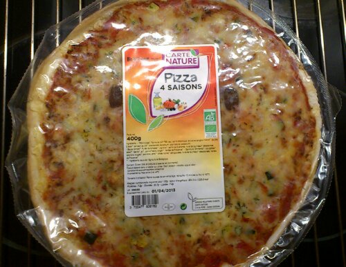 Le packaging de la pizza
